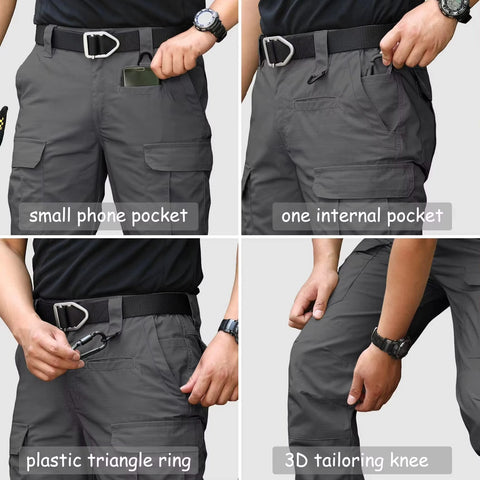 MelForx Water-Resistant Multi-Pocket Cargo Pants
