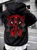 MelForx  Men's Knit Hoodie Black